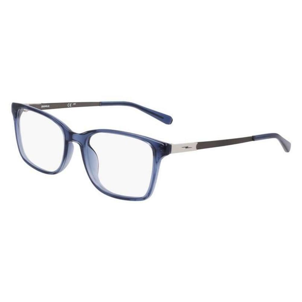 New SHINOLA by Flexon SH-37003 413 Crystal Insignia Blue Eyeglasses 53/17/145